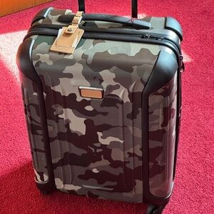 TUMI Packing Case-Continental Multi Color Camo Carry On-TSA Locking System-NWT